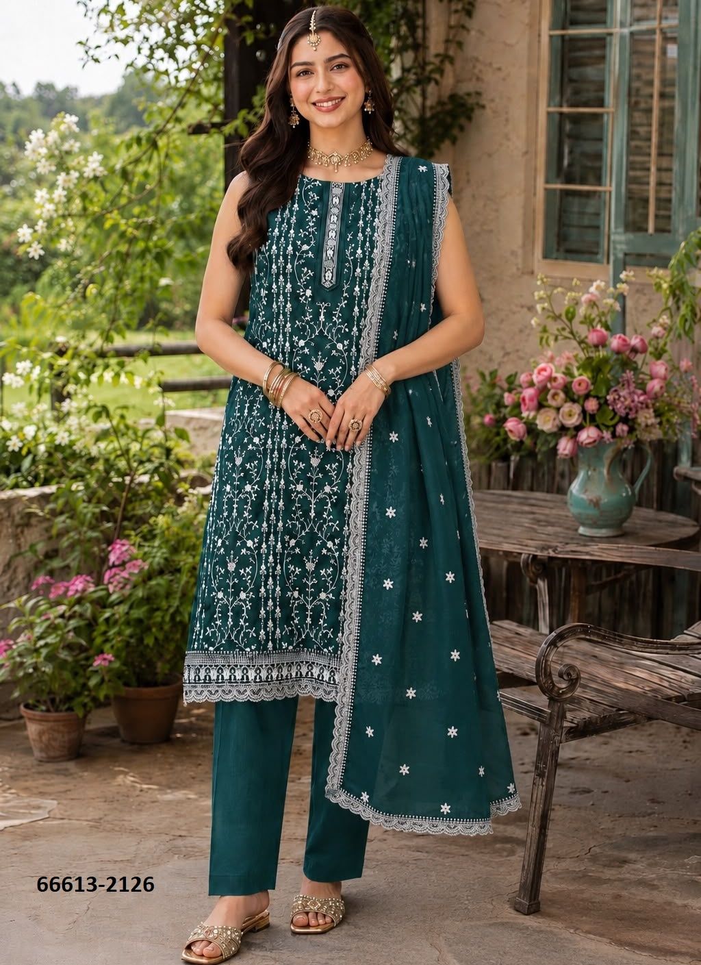 VASTRA 2 - Catalog # 66613 (Set of 2 Readymade Salwar Suits) VASTRA 2 - Catalog # 66613 (Set of 2 Readymade Salwar Suits)