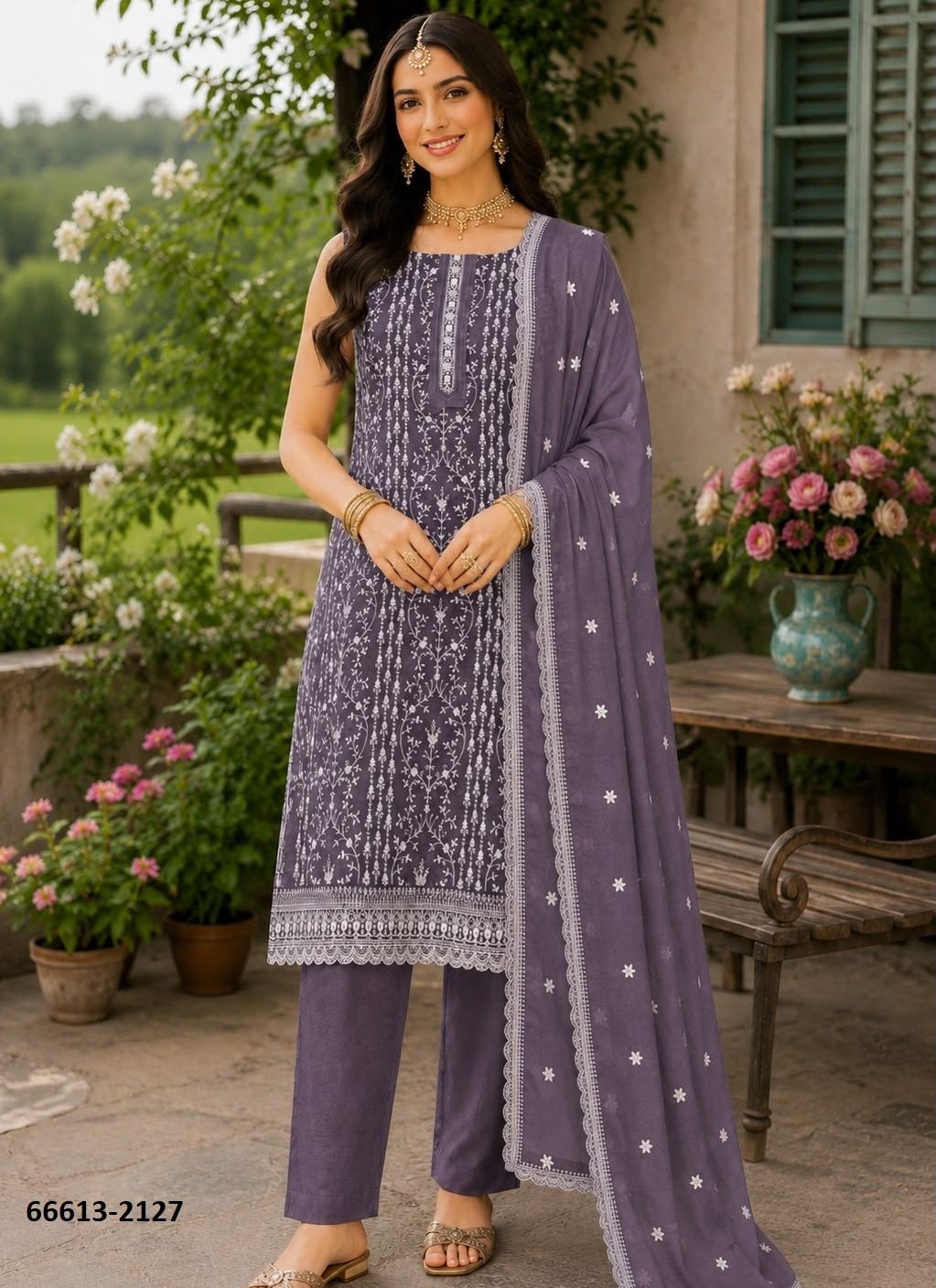 VASTRA 2 - Catalog # 66613 (Set of 2 Readymade Salwar Suits) VASTRA 2 - Catalog # 66613 (Set of 2 Readymade Salwar Suits)