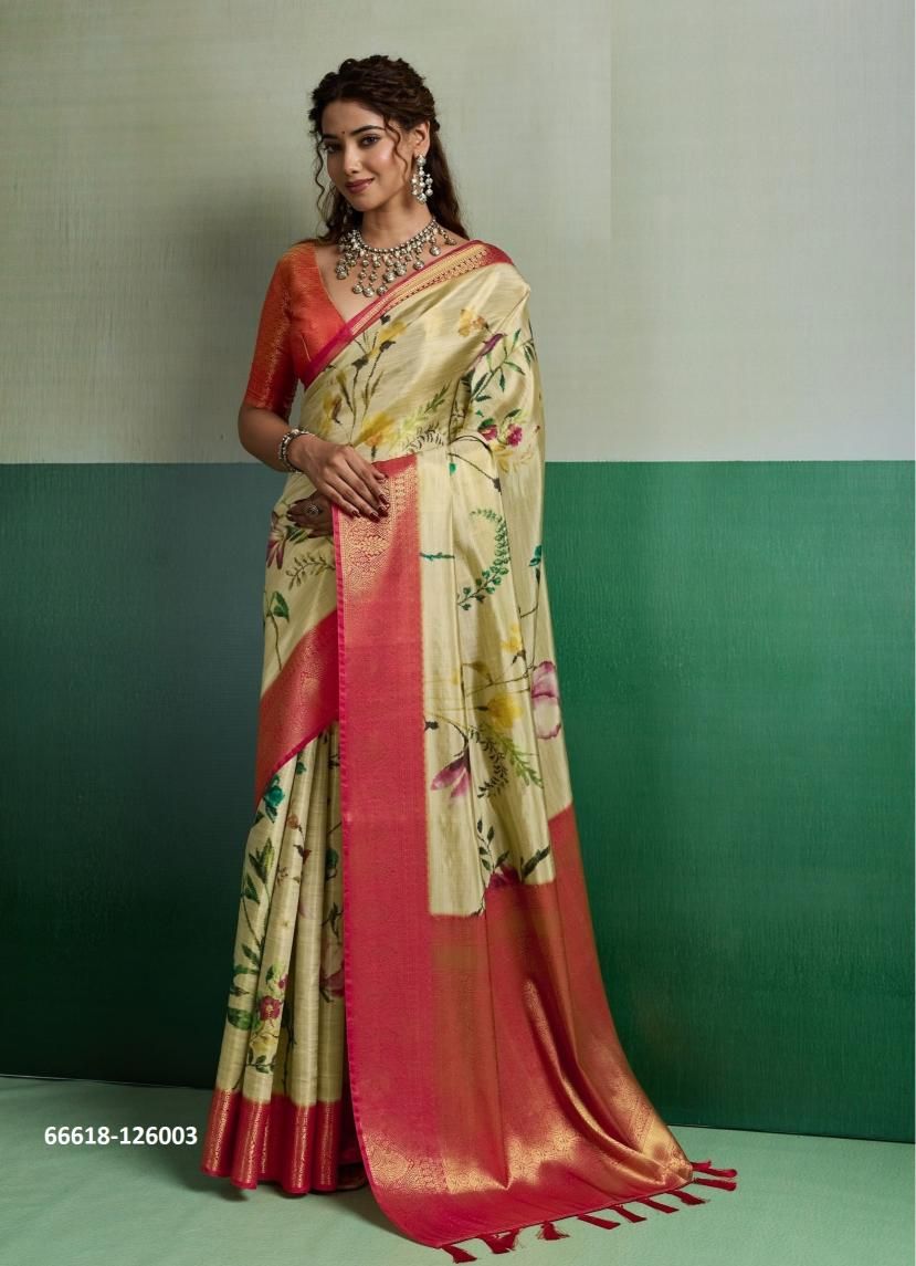 BOTANICA - Catalog # 66618 (Set of 6 Sarees)