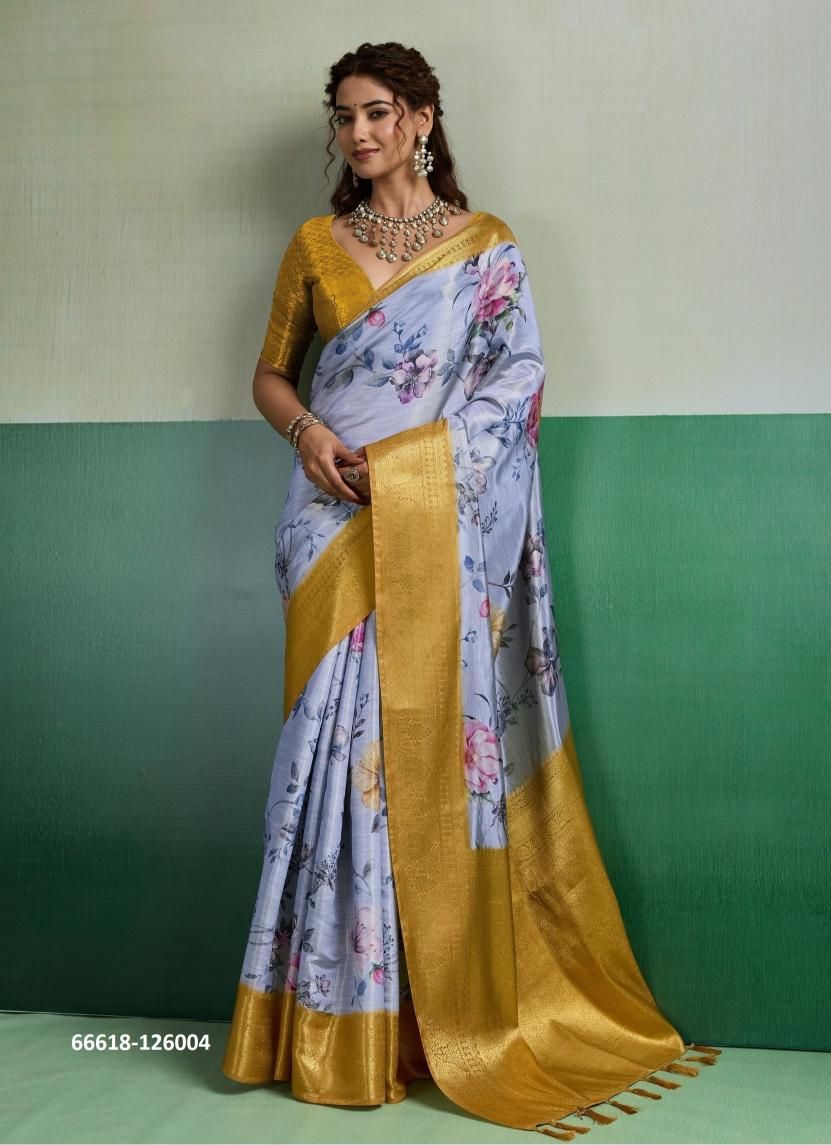 BOTANICA - Catalog # 66618 (Set of 6 Sarees)