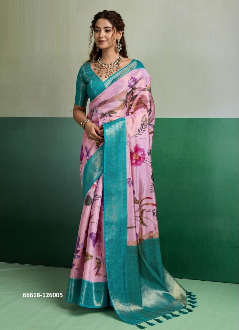 BOTANICA - Catalog # 66618 (Set of 6 Sarees)