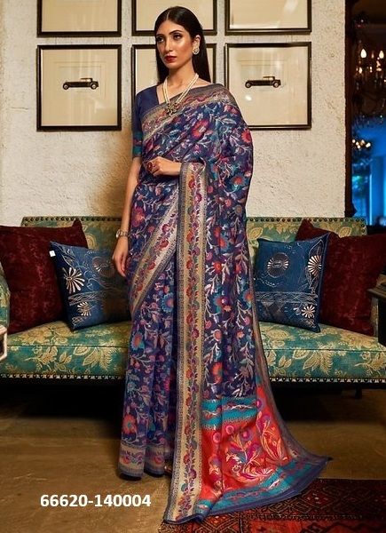 KHYBER SILK - Catalog # 66620 (Set of 5 Sarees)