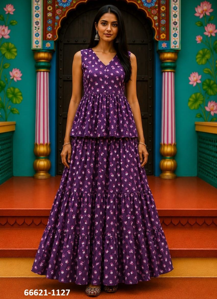 PURE HAND BAGRU PRINT COTTONS 6 - Catalog # 66621 (Set of 36 Tops With Bottoms)