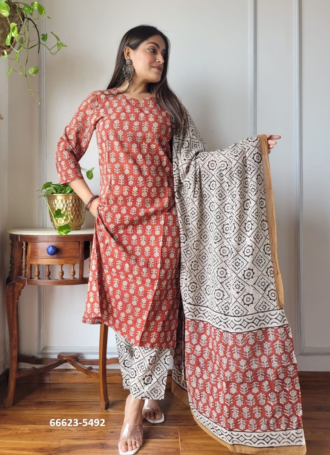 PURE HAND BAGRU PRINT COTTONS 7 - Catalog # 66623 (Set of 10 Readymade Salwar Suits) PURE HAND BAGRU PRINT COTTONS 7 - Catalog # 66623 (Set of 10 Readymade Salwar Suits)