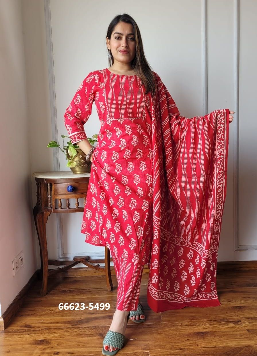 PURE HAND BAGRU PRINT COTTONS 7 - Catalog # 66623 (Set of 10 Readymade Salwar Suits) PURE HAND BAGRU PRINT COTTONS 7 - Catalog # 66623 (Set of 10 Readymade Salwar Suits)