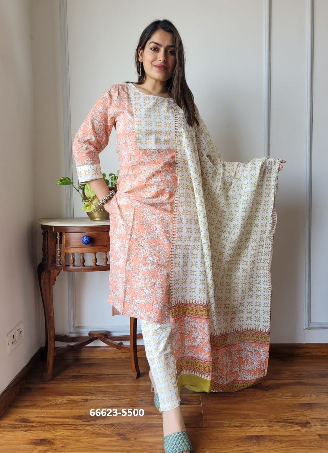 PURE HAND BAGRU PRINT COTTONS 7 - Catalog # 66623 (Set of 10 Readymade Salwar Suits) PURE HAND BAGRU PRINT COTTONS 7 - Catalog # 66623 (Set of 10 Readymade Salwar Suits)