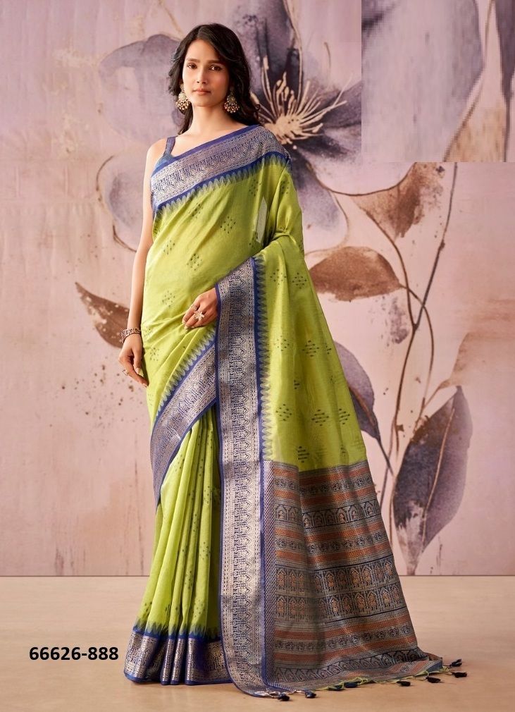 RANG UPAVAN - Catalog # 66626 (Set of 6 Sarees) RANG UPAVAN - Catalog # 66626 (Set of 6 Sarees)