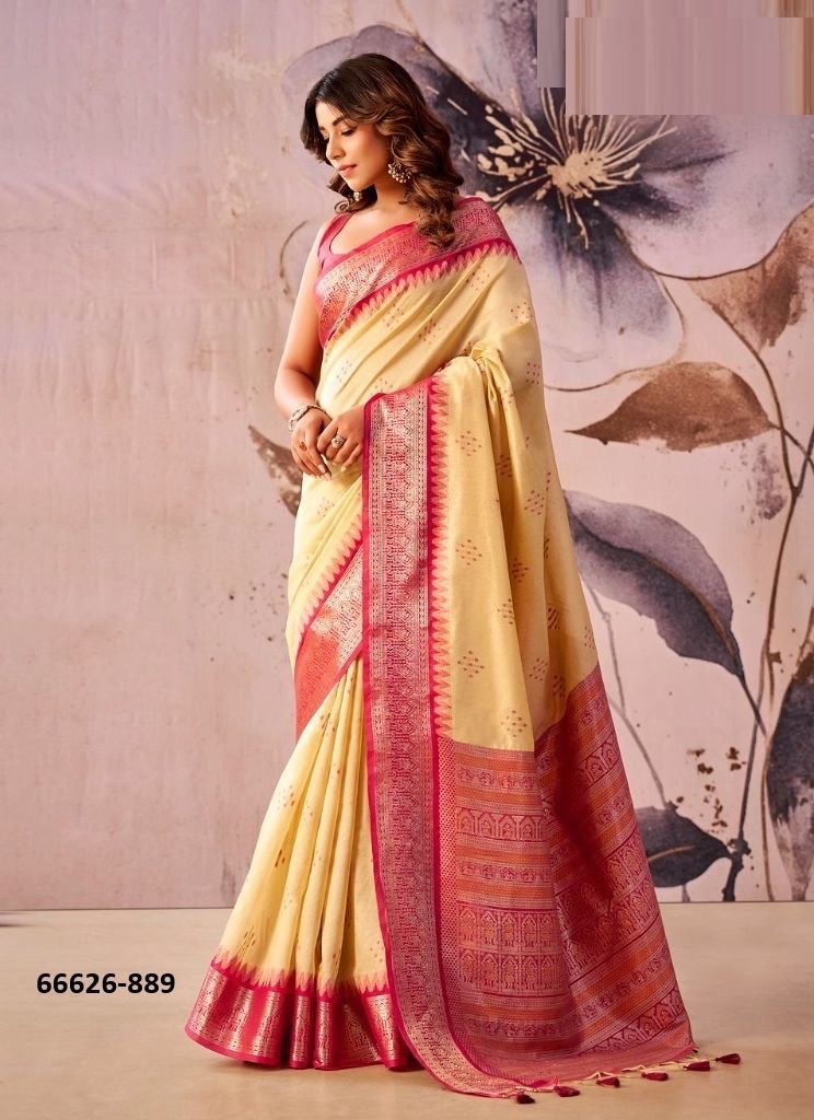 RANG UPAVAN - Catalog # 66626 (Set of 6 Sarees) RANG UPAVAN - Catalog # 66626 (Set of 6 Sarees)