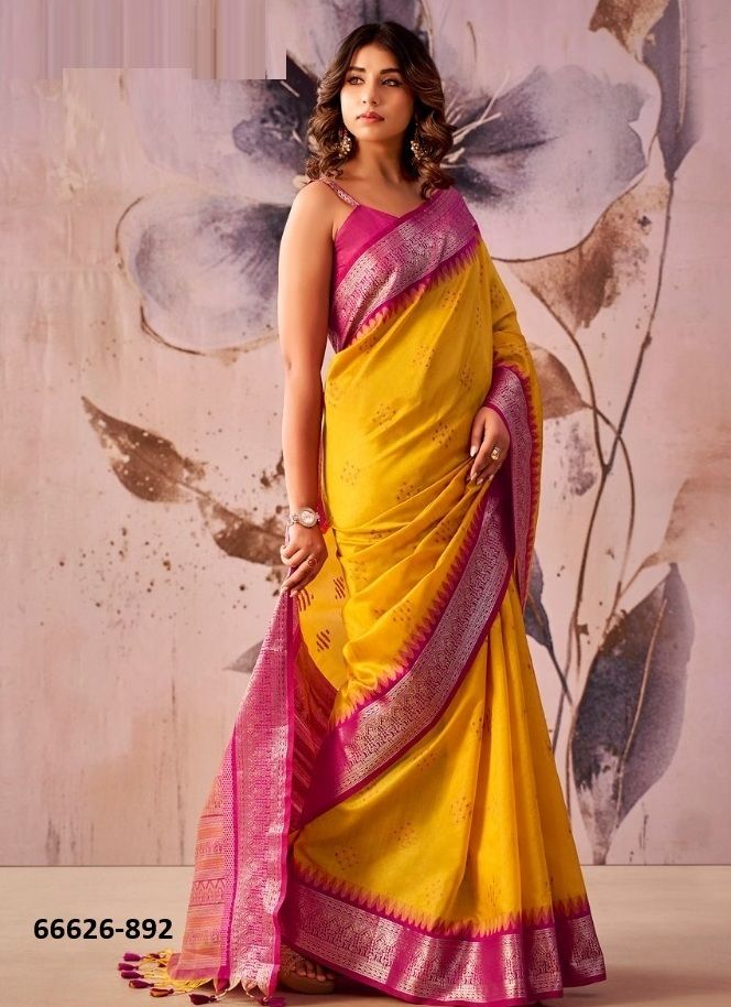 RANG UPAVAN - Catalog # 66626 (Set of 6 Sarees) RANG UPAVAN - Catalog # 66626 (Set of 6 Sarees)