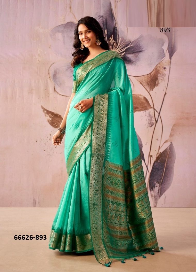 RANG UPAVAN - Catalog # 66626 (Set of 6 Sarees) RANG UPAVAN - Catalog # 66626 (Set of 6 Sarees)