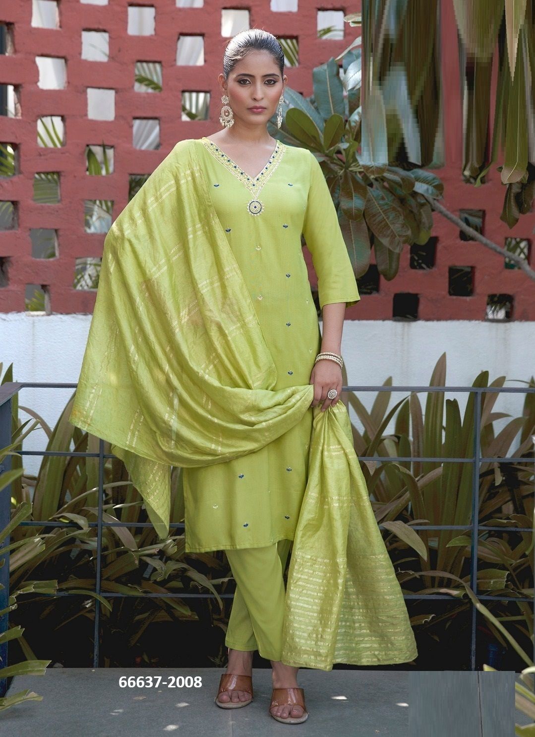 SATARANGI 2 - Catalog # 66637 (Set of 9 Readymade Salwar Suits)