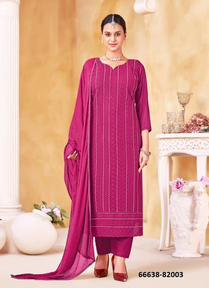LUCKNOWI 8 - Catalog # 66638 (Set of 8 Readymade Salwar Suits) LUCKNOWI 8 - Catalog # 66638 (Set of 8 Readymade Salwar Suits)