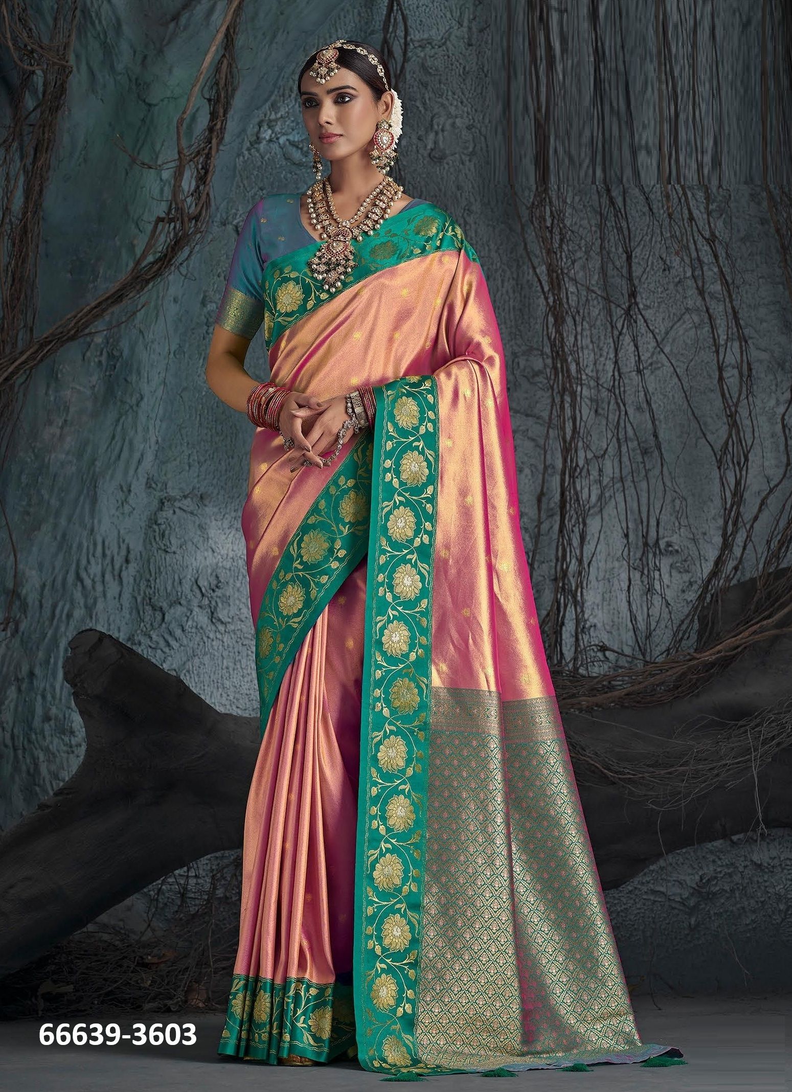 JAMEELA - Catalog # 66639 (Set of 7 Sarees)