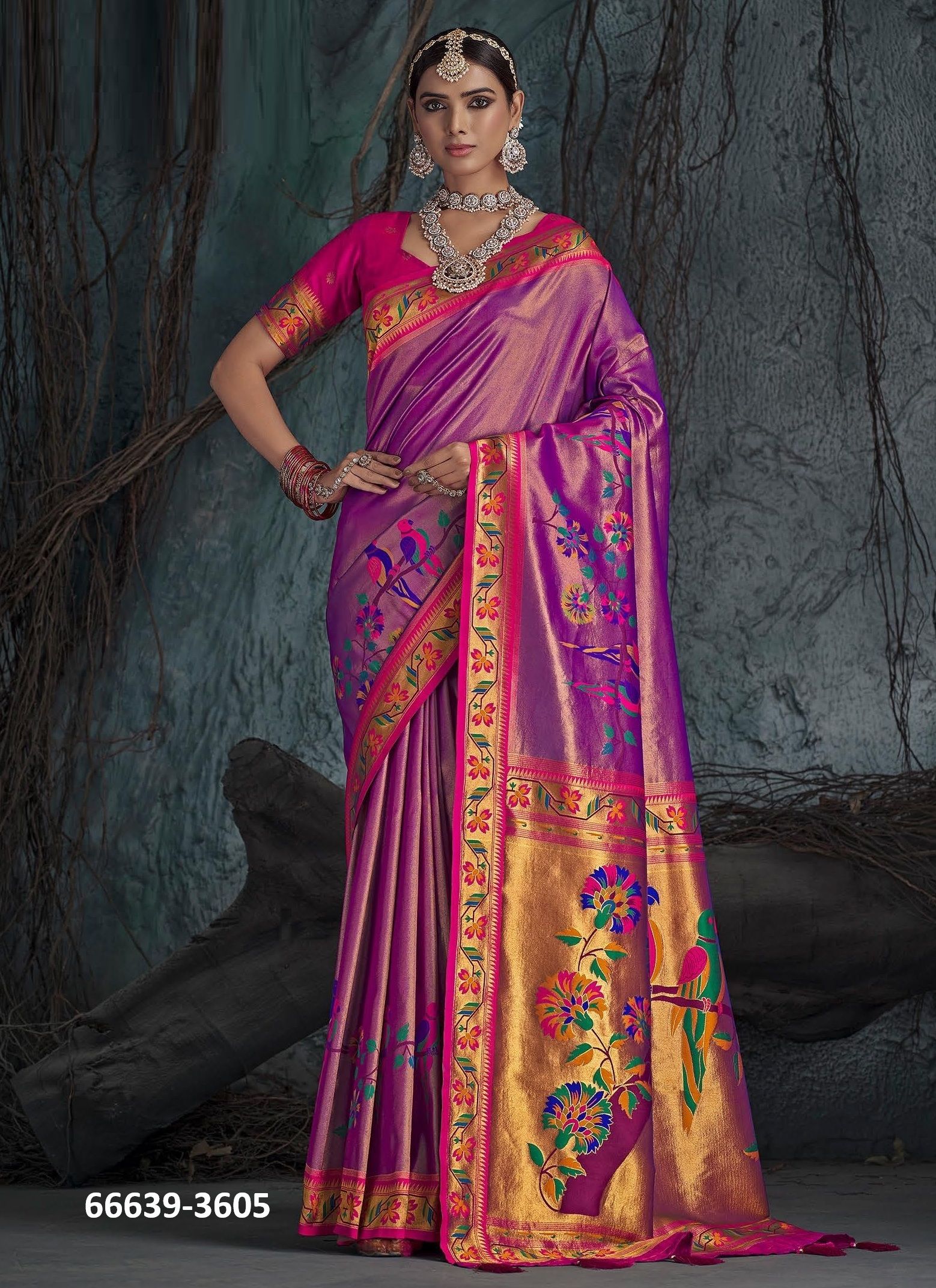 JAMEELA - Catalog # 66639 (Set of 7 Sarees)