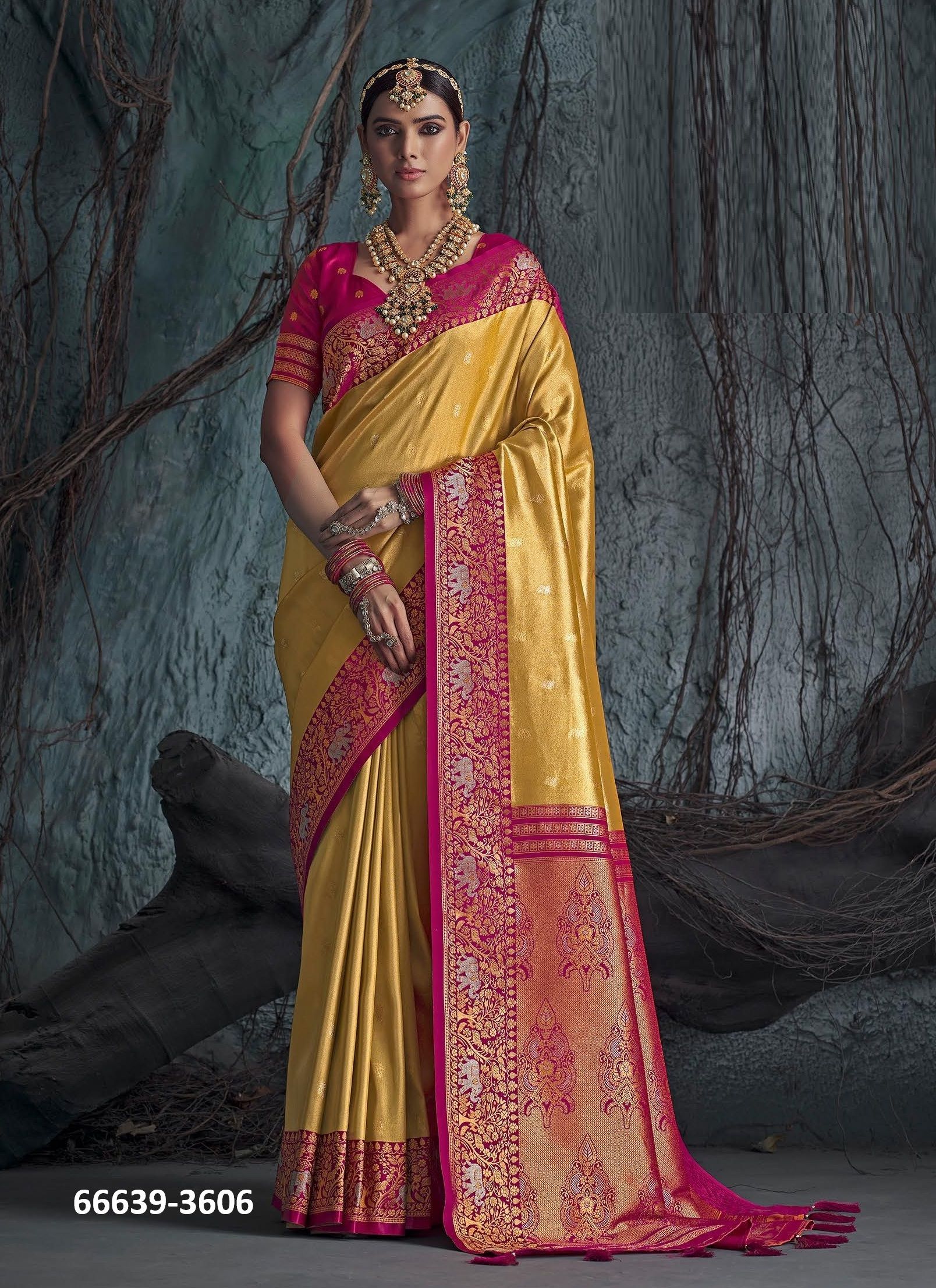 JAMEELA - Catalog # 66639 (Set of 7 Sarees)
