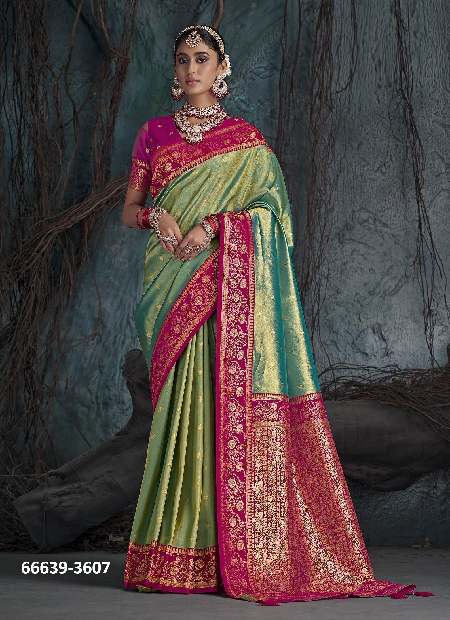 JAMEELA - Catalog # 66639 (Set of 7 Sarees)