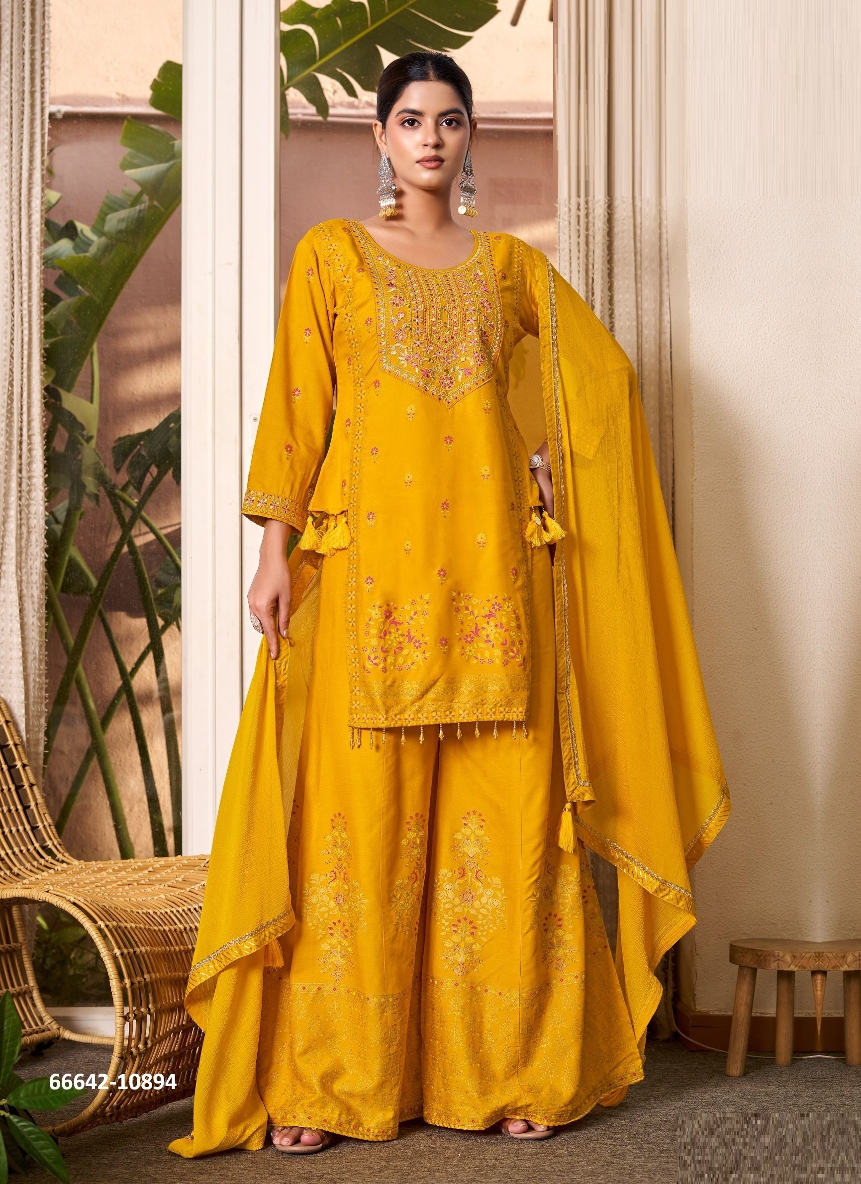 VRITI - Catalog # 66642 (Set of 4 Readymade Salwar Suits) VRITI - Catalog # 66642 (Set of 4 Readymade Salwar Suits)