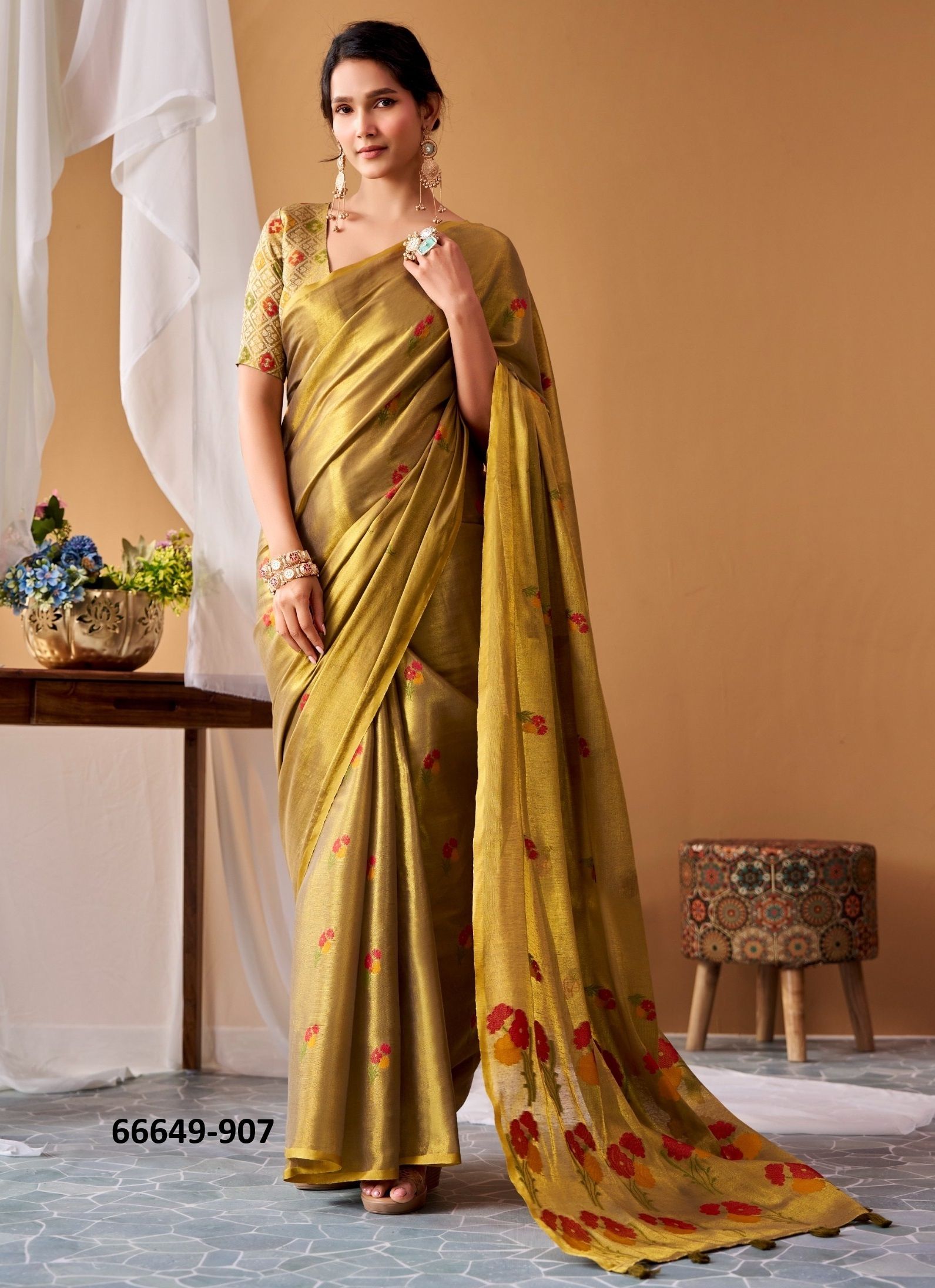 VANSHIKA - Catalog # 66649 (Set of 6 Sarees) VANSHIKA - Catalog # 66649 (Set of 6 Sarees)