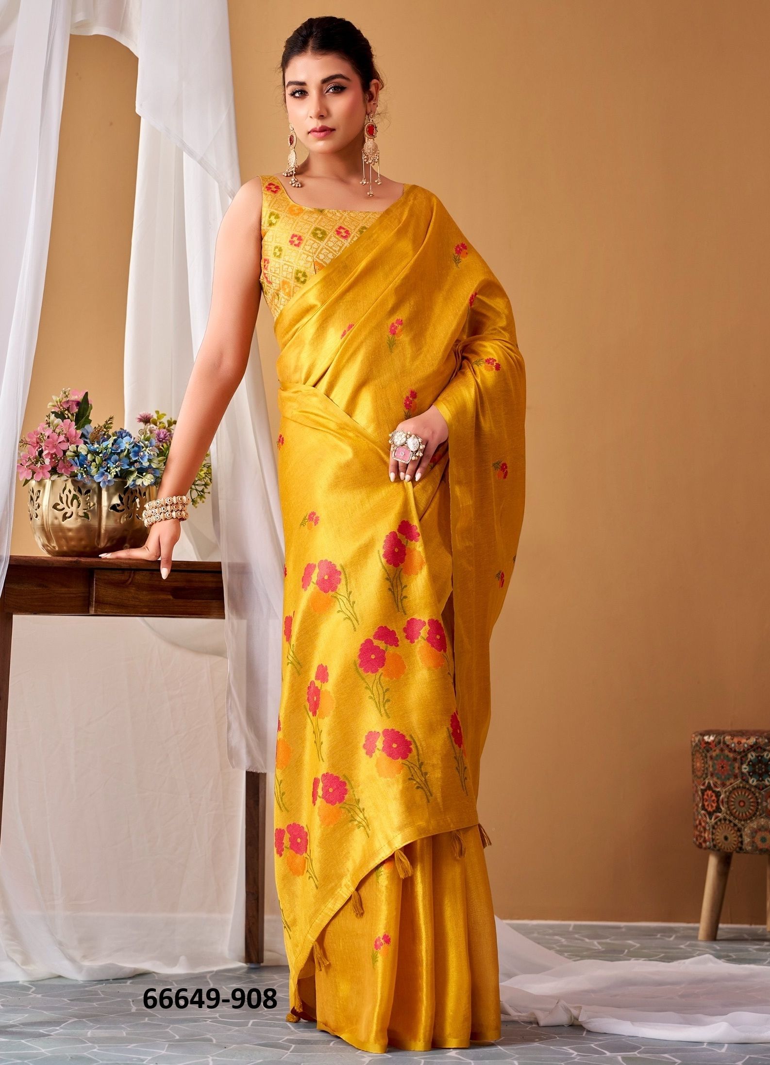 VANSHIKA - Catalog # 66649 (Set of 6 Sarees) VANSHIKA - Catalog # 66649 (Set of 6 Sarees)