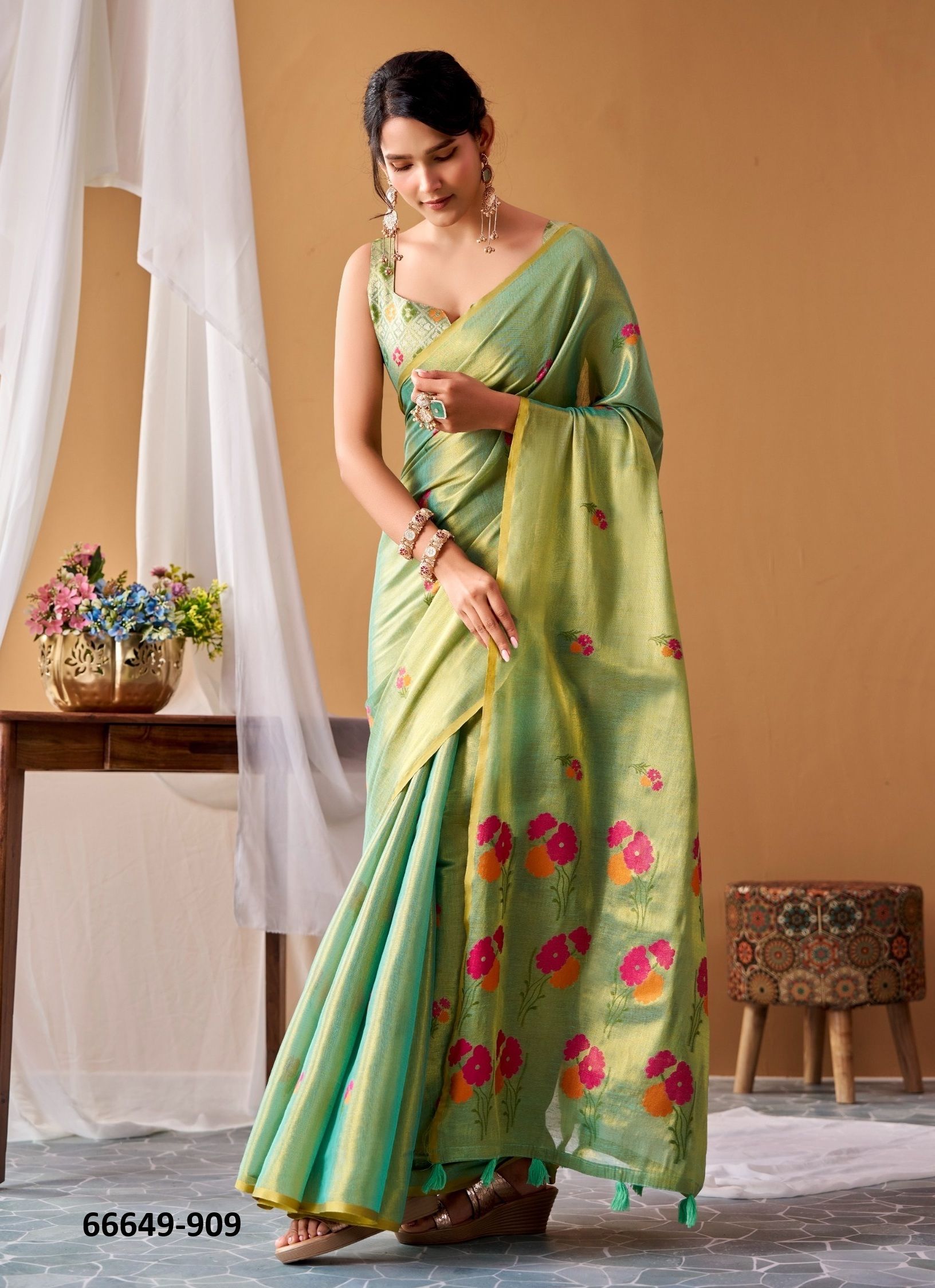 VANSHIKA - Catalog # 66649 (Set of 6 Sarees) VANSHIKA - Catalog # 66649 (Set of 6 Sarees)