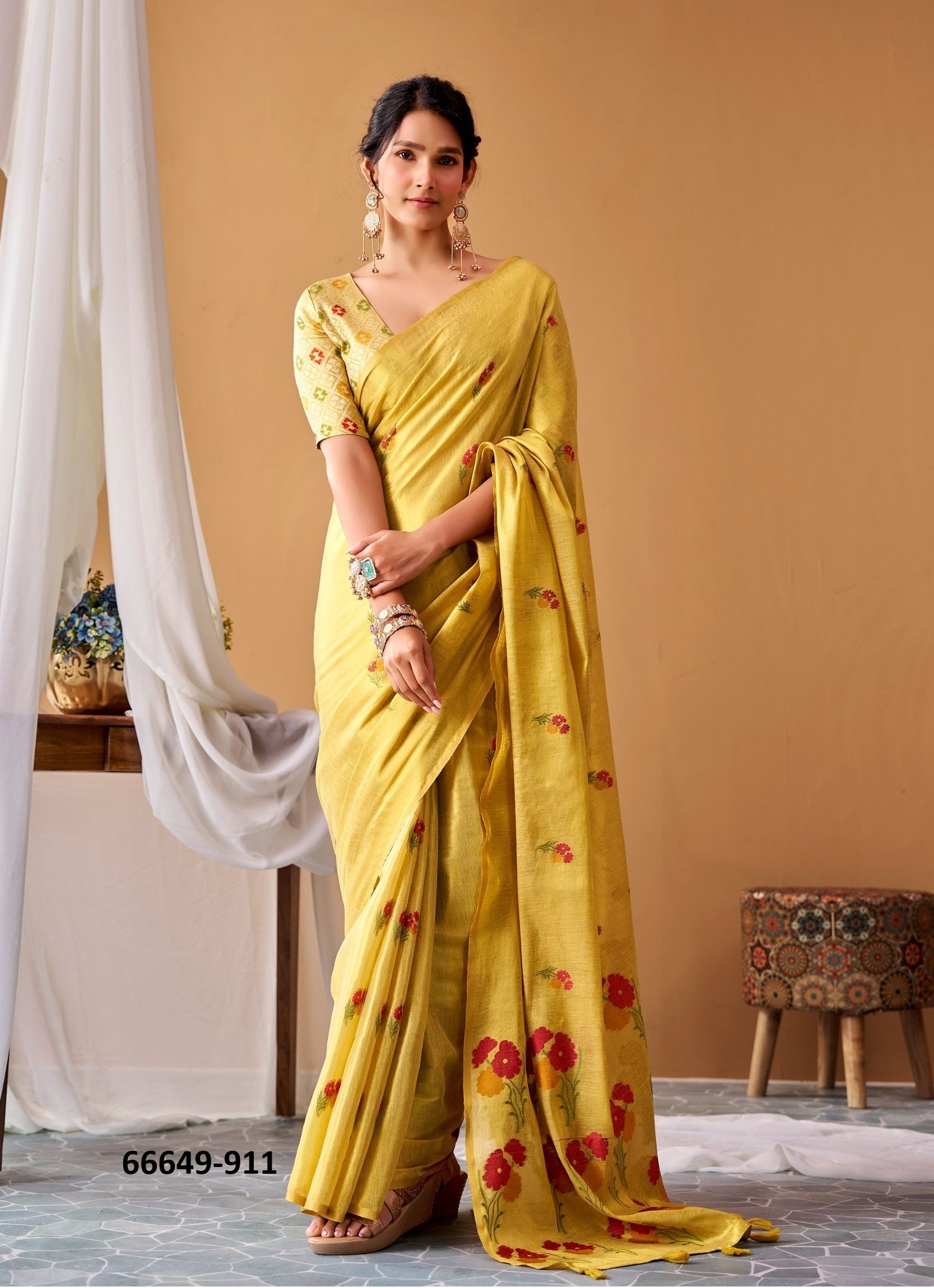 VANSHIKA - Catalog # 66649 (Set of 6 Sarees) VANSHIKA - Catalog # 66649 (Set of 6 Sarees)