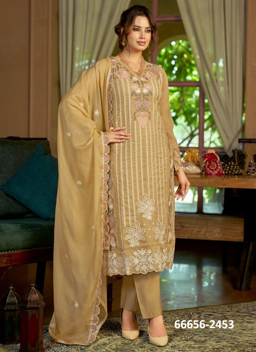 VIANA 2 - Catalog # 66656 (Set of 3 Readymade Salwar Suits) VIANA 2 - Catalog # 66656 (Set of 3 Readymade Salwar Suits)