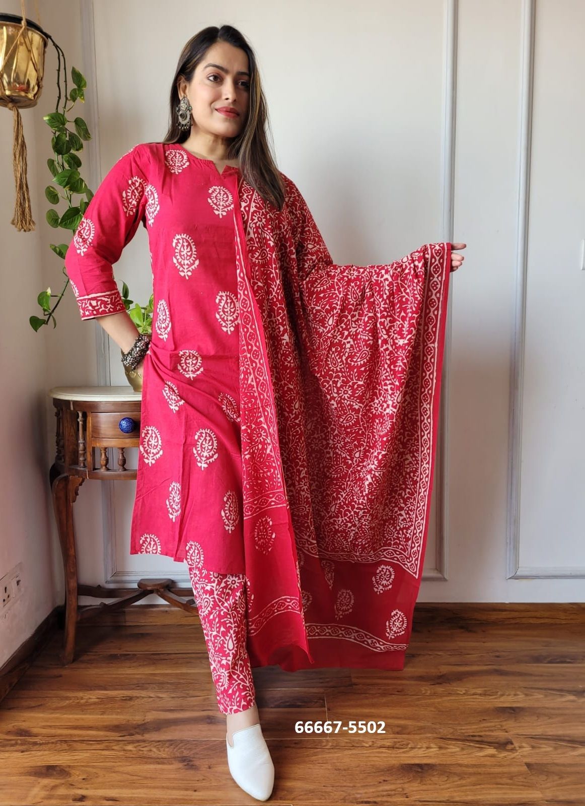 PURE HAND BAGRU PRINT COTTONS 8 - Catalog # 66667 (Set of 10 Readymade Salwar Suits) PURE HAND BAGRU PRINT COTTONS 8 - Catalog # 66667 (Set of 10 Readymade Salwar Suits)
