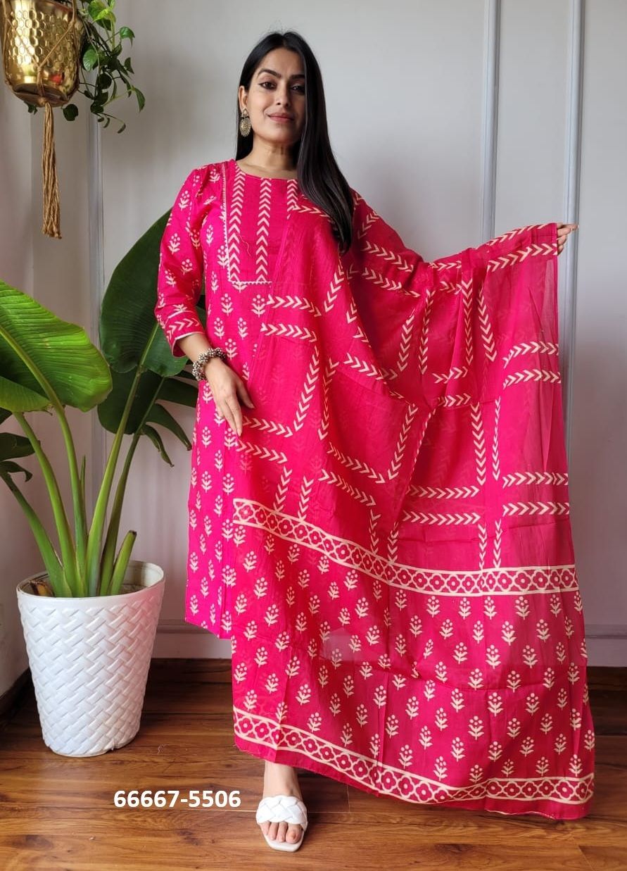 PURE HAND BAGRU PRINT COTTONS 8 - Catalog # 66667 (Set of 10 Readymade Salwar Suits) PURE HAND BAGRU PRINT COTTONS 8 - Catalog # 66667 (Set of 10 Readymade Salwar Suits)