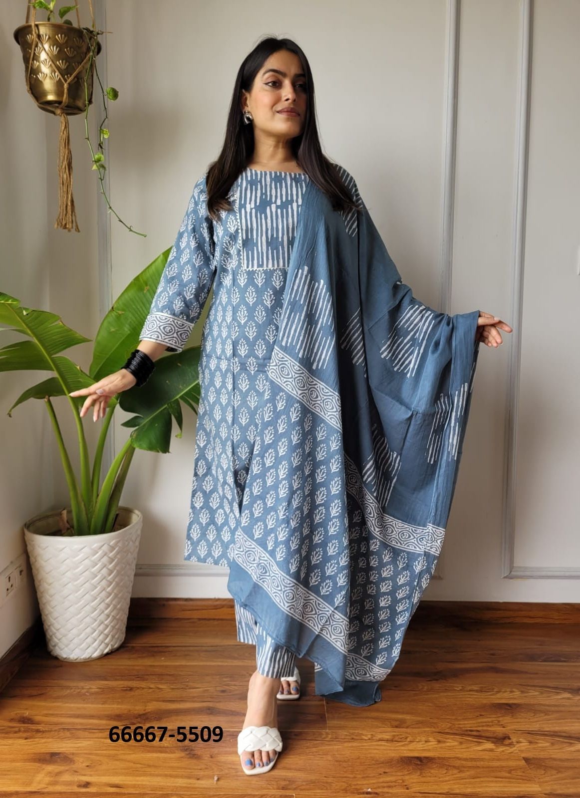 PURE HAND BAGRU PRINT COTTONS 8 - Catalog # 66667 (Set of 10 Readymade Salwar Suits) PURE HAND BAGRU PRINT COTTONS 8 - Catalog # 66667 (Set of 10 Readymade Salwar Suits)