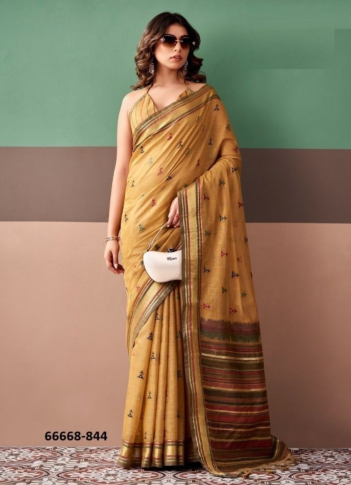 COCO COTTON - Catalog # 66668 (Set of 6 Sarees) COCO COTTON - Catalog # 66668 (Set of 6 Sarees)