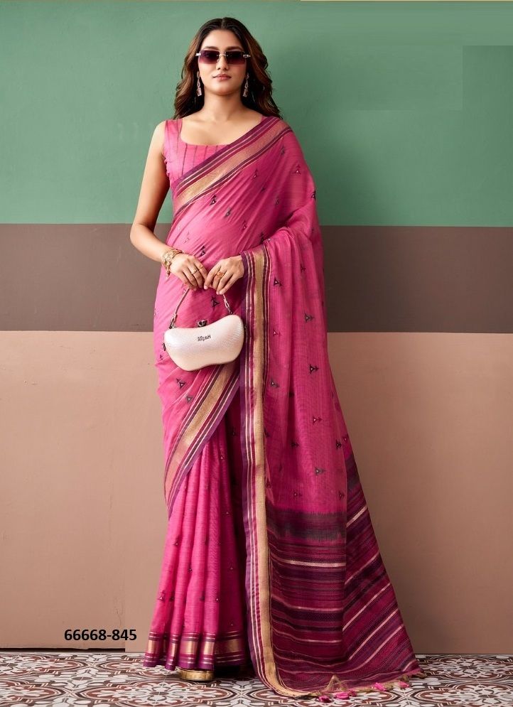 COCO COTTON - Catalog # 66668 (Set of 6 Sarees) COCO COTTON - Catalog # 66668 (Set of 6 Sarees)