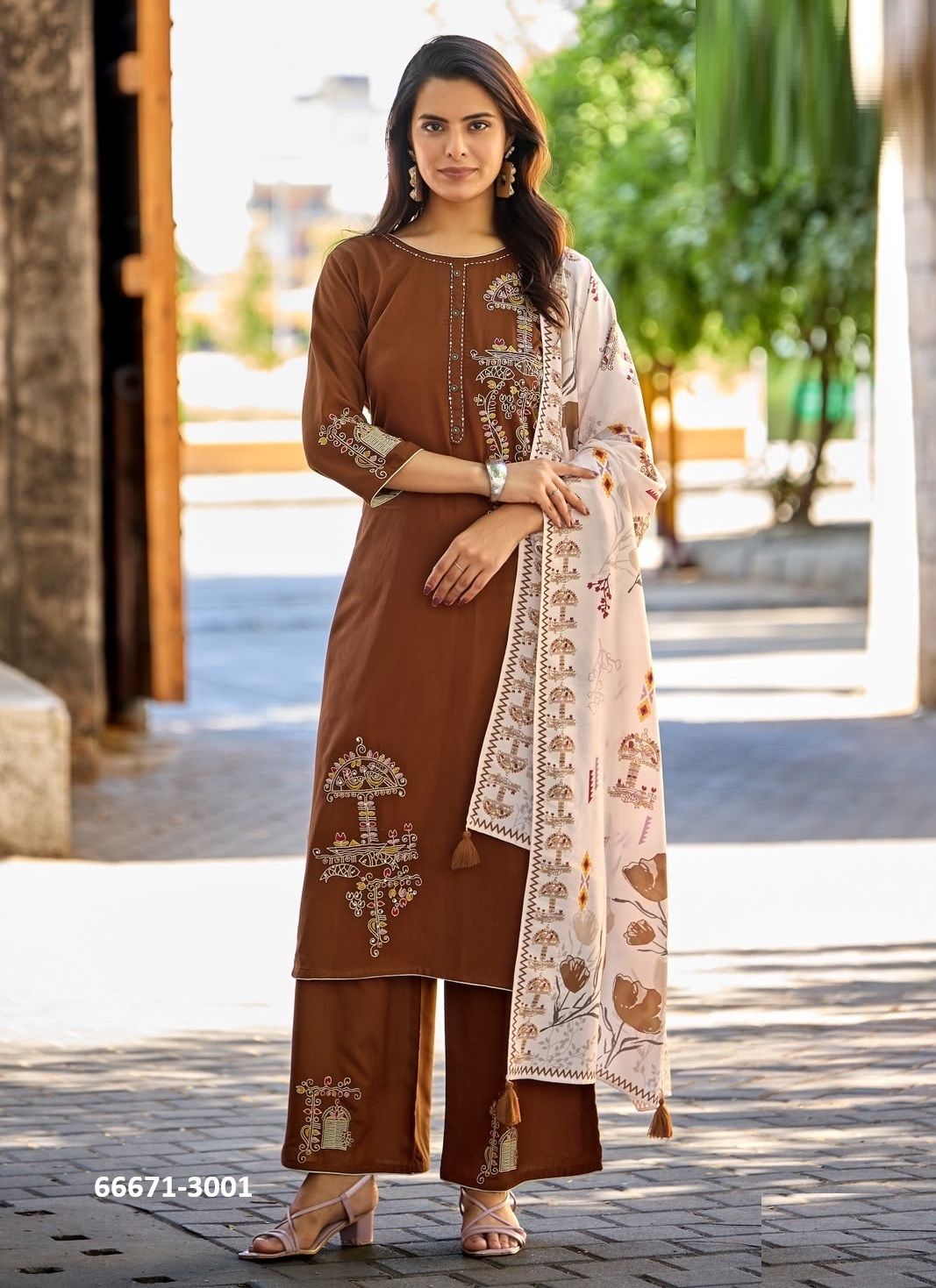 NOORIKA - Catalog # 66671 (Set of 6 Readymade Salwar Suits) NOORIKA - Catalog # 66671 (Set of 6 Readymade Salwar Suits)