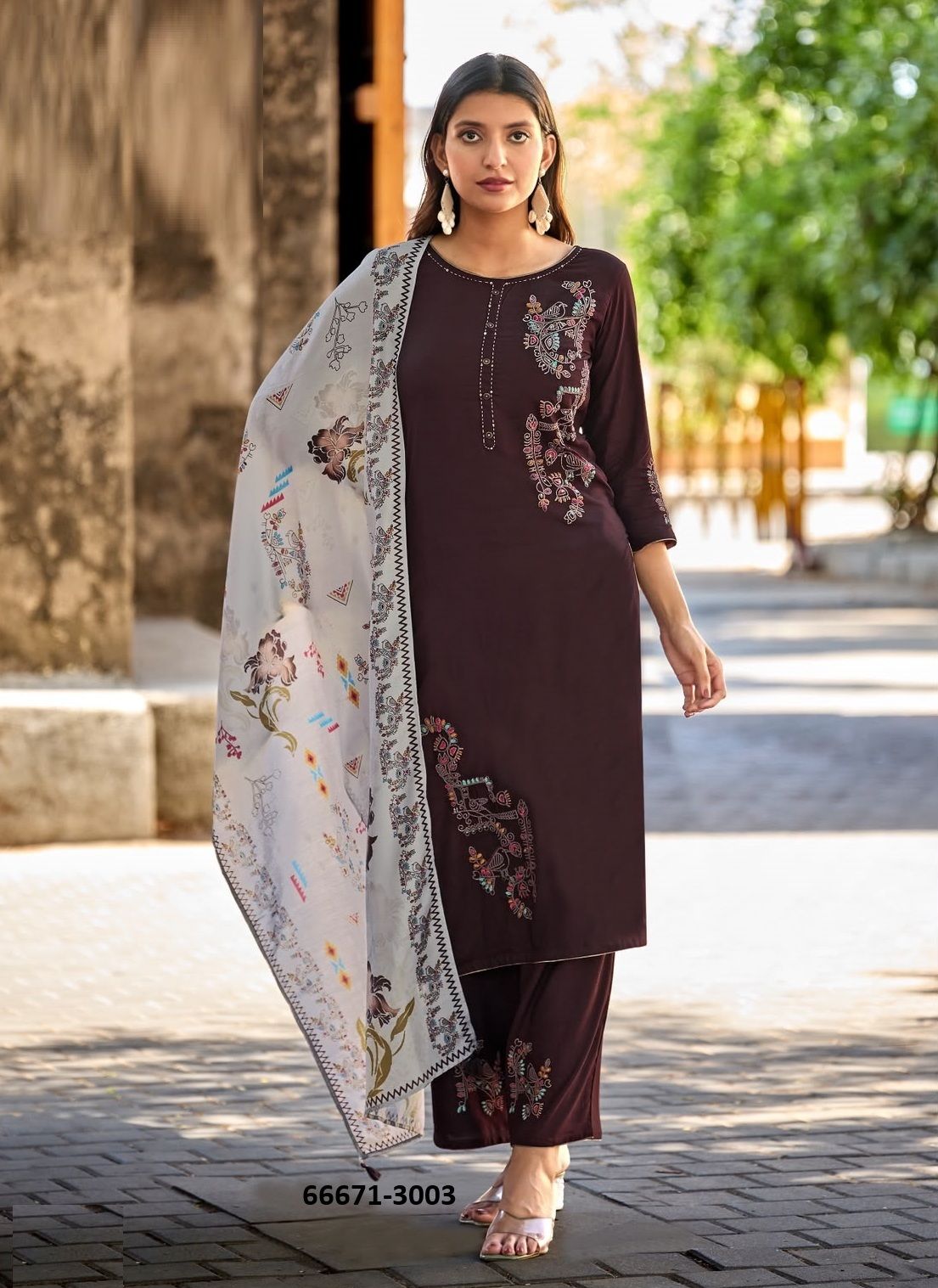 NOORIKA - Catalog # 66671 (Set of 6 Readymade Salwar Suits) NOORIKA - Catalog # 66671 (Set of 6 Readymade Salwar Suits)