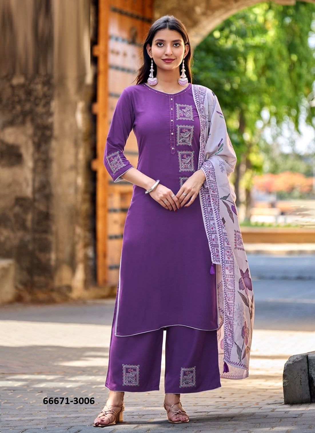 NOORIKA - Catalog # 66671 (Set of 6 Readymade Salwar Suits) NOORIKA - Catalog # 66671 (Set of 6 Readymade Salwar Suits)