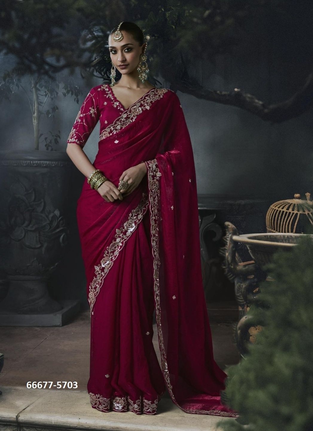 KAJAL 19 - Catalog # 66677 (Set of 15 Sarees)