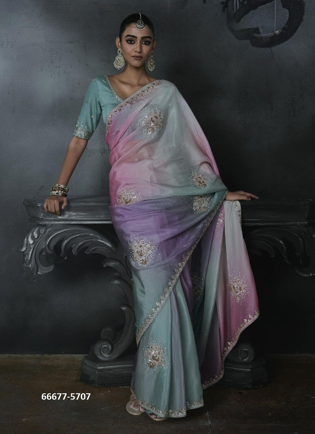 KAJAL 19 - Catalog # 66677 (Set of 15 Sarees)