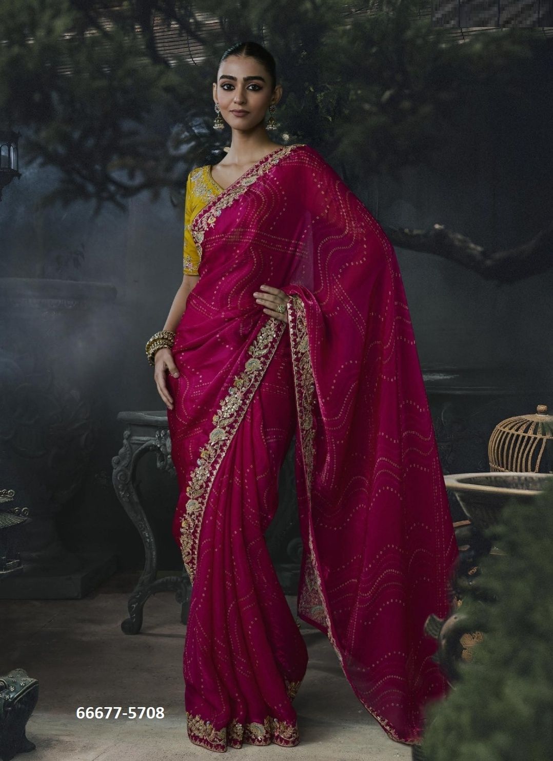 KAJAL 19 - Catalog # 66677 (Set of 15 Sarees)
