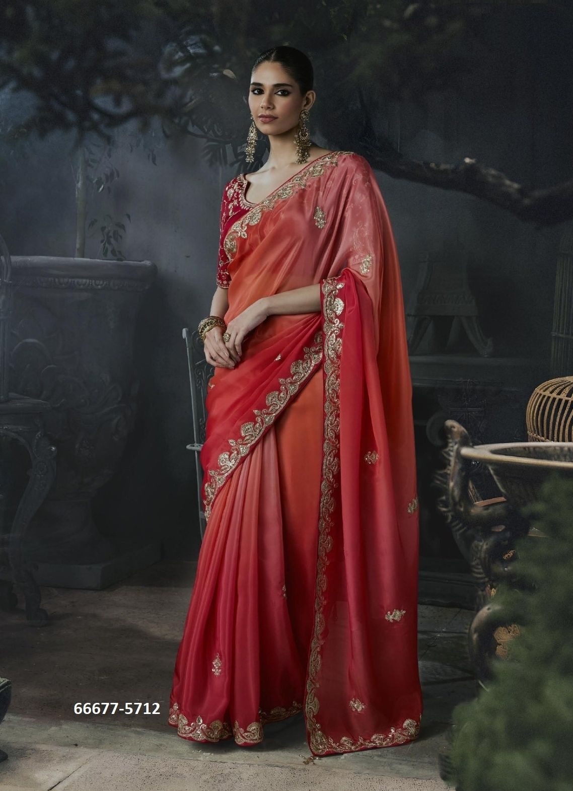 KAJAL 19 - Catalog # 66677 (Set of 15 Sarees)