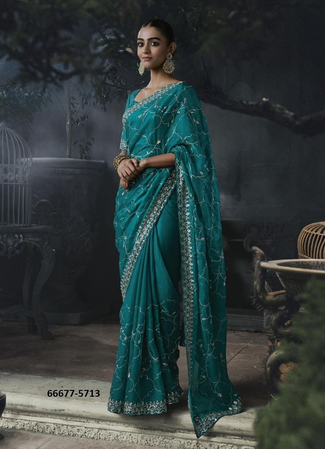 KAJAL 19 - Catalog # 66677 (Set of 15 Sarees)