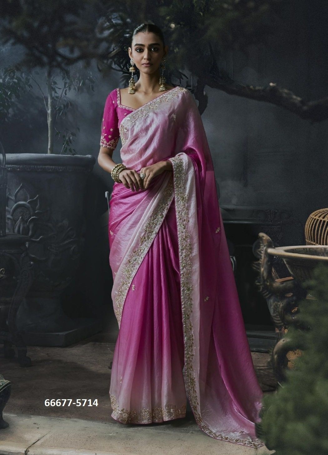KAJAL 19 - Catalog # 66677 (Set of 15 Sarees)