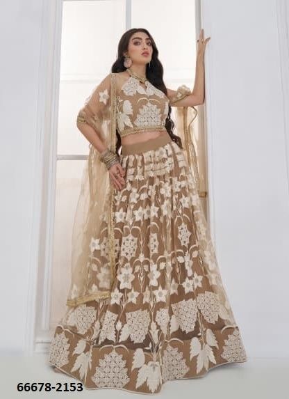 KELAYA 11 - Catalog # 66678 (Set of 5 Semi-Stitched Lehengas)