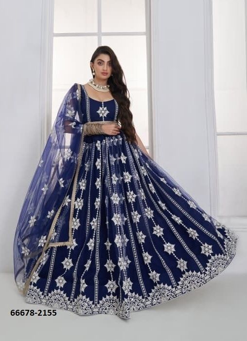 KELAYA 11 - Catalog # 66678 (Set of 5 Semi-Stitched Lehengas)