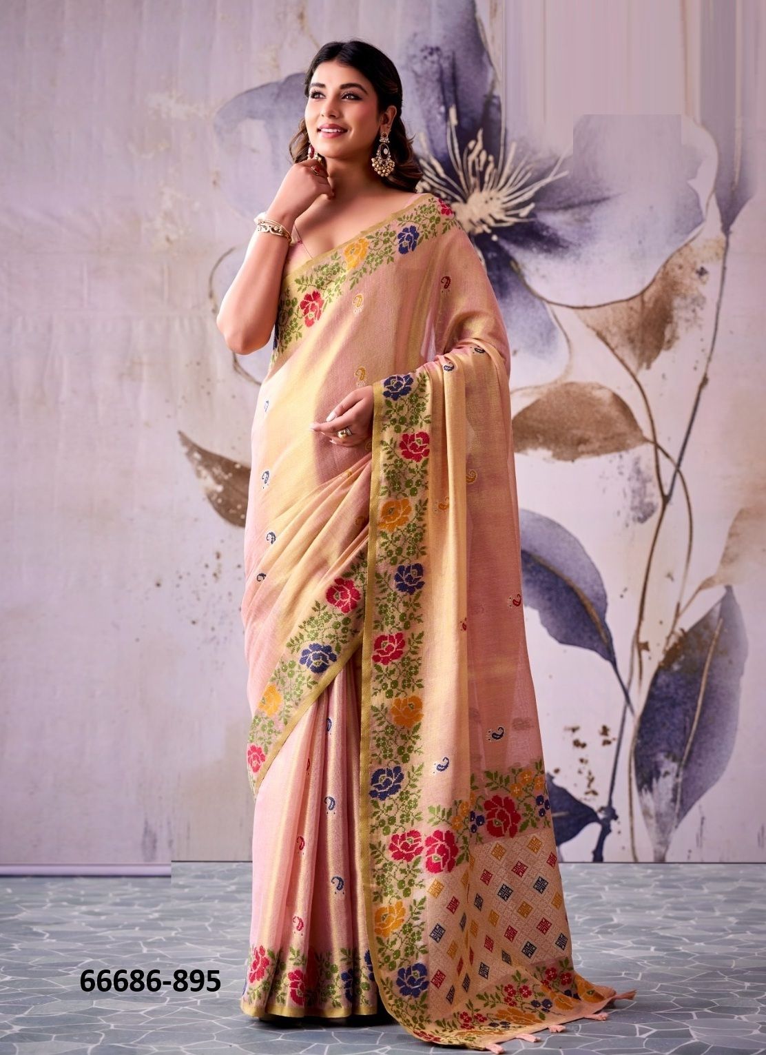GULDASTA - Catalog # 66686 (Set of 6 Sarees)
