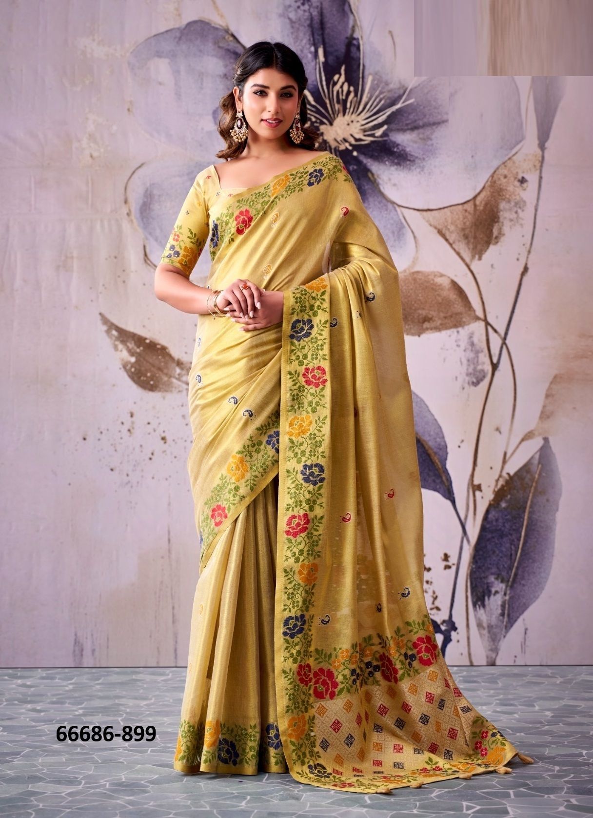 GULDASTA - Catalog # 66686 (Set of 6 Sarees)