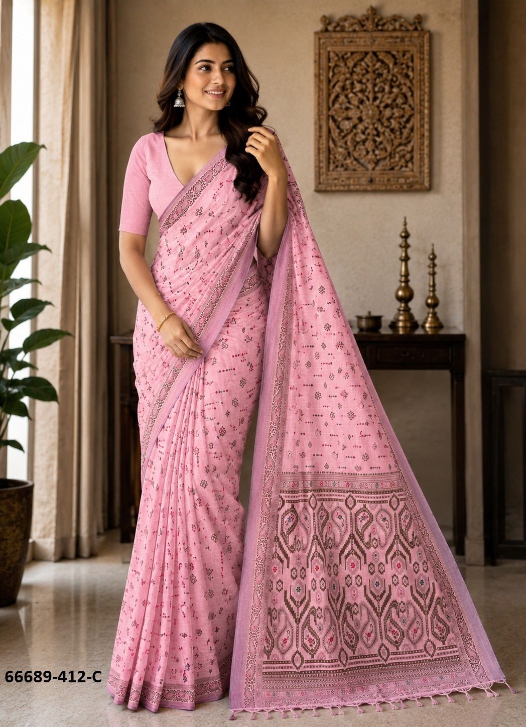 PATTERN 412 - Catalog # 66689 (Set of 4 Sarees)