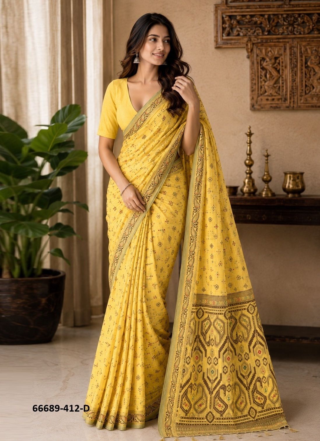 PATTERN 412 - Catalog # 66689 (Set of 4 Sarees)
