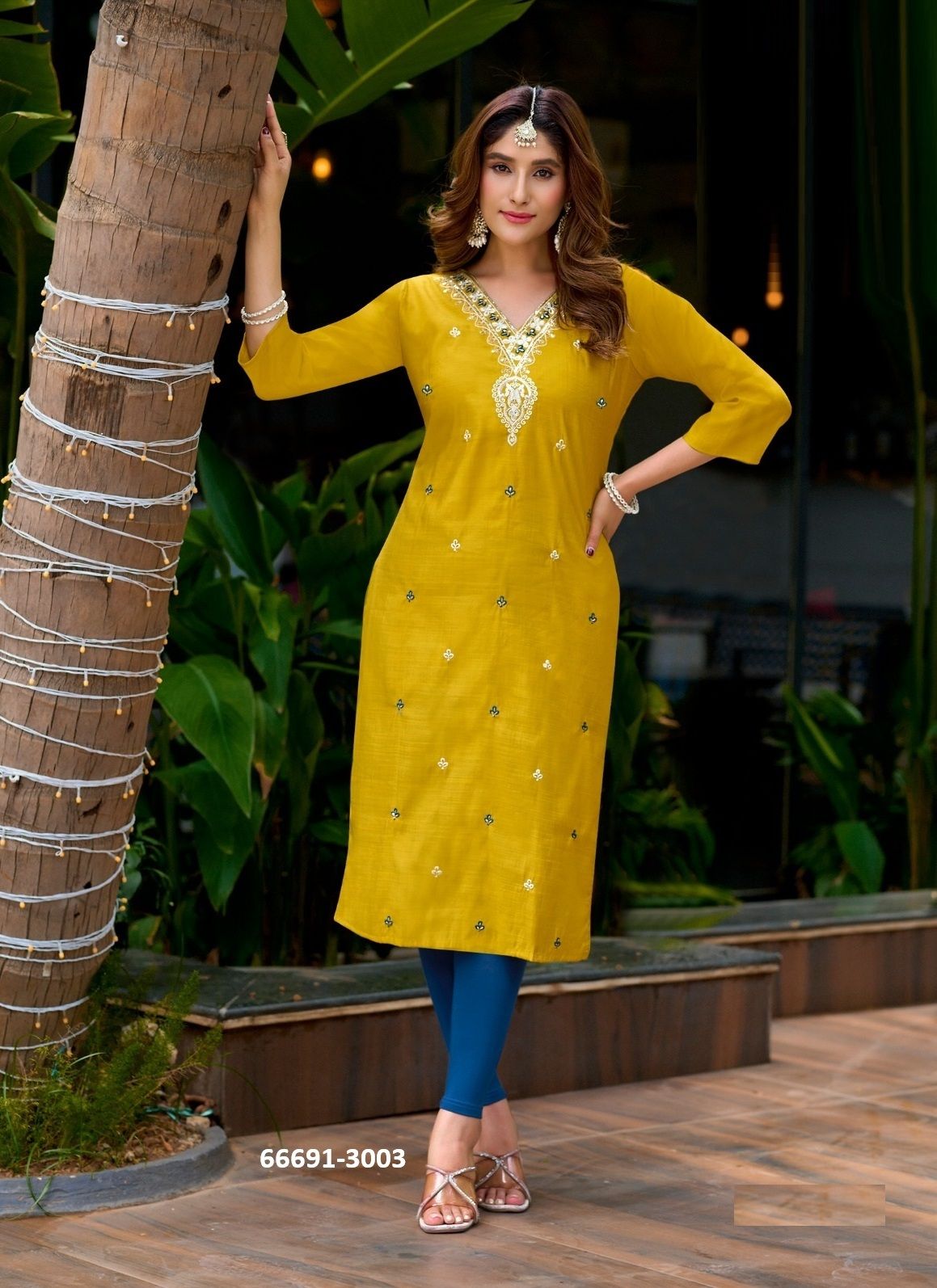 ZULFI 3 - Catalog # 66691 (Set of 8 Readymade Women's Kurtis / Tops)
