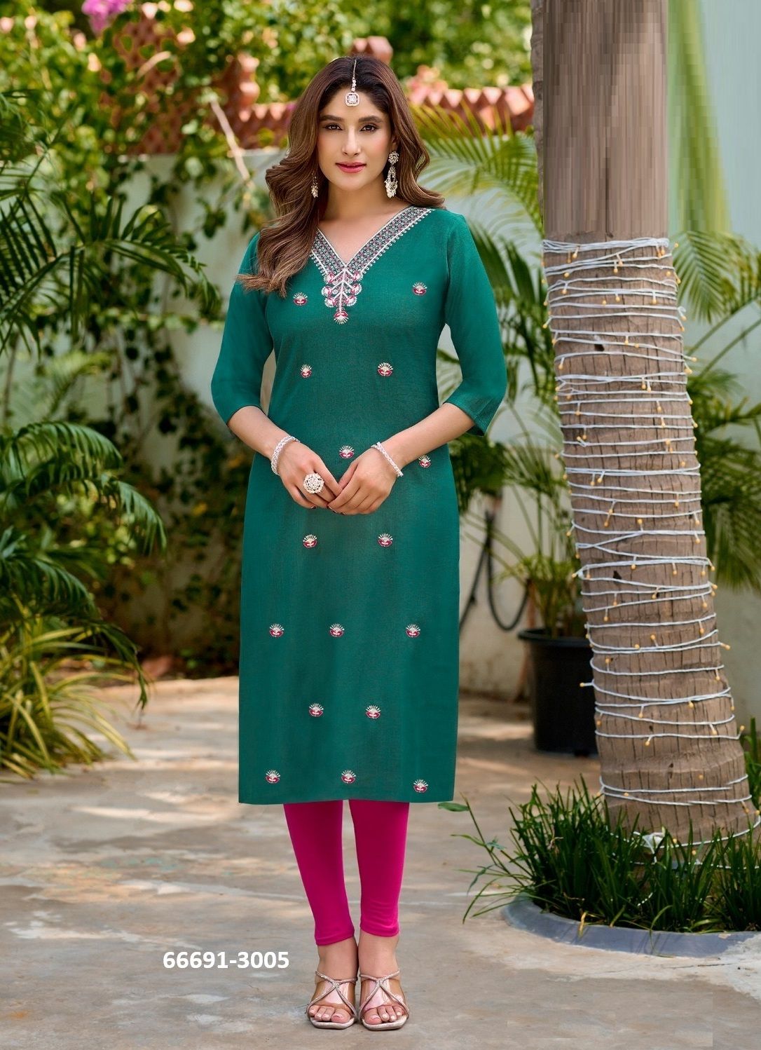 ZULFI 3 - Catalog # 66691 (Set of 8 Readymade Women's Kurtis / Tops)