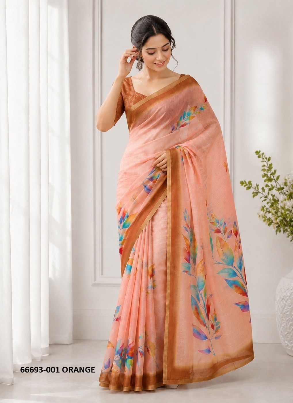 LAXMI 1 - Catalog # 66693 (Set of 6 Sarees)