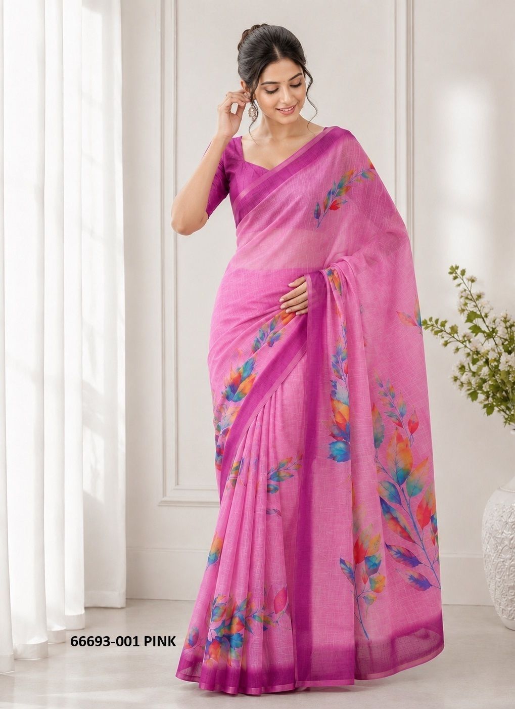LAXMI 1 - Catalog # 66693 (Set of 6 Sarees)